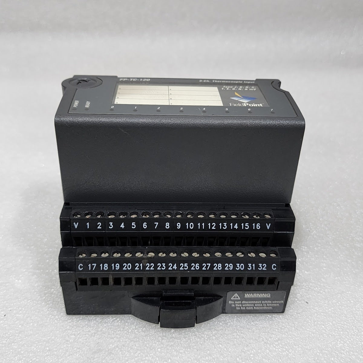 NATIONAL INSTRUMENT FIELD POINT FP-TC-120 8-CH INPUT MODULE