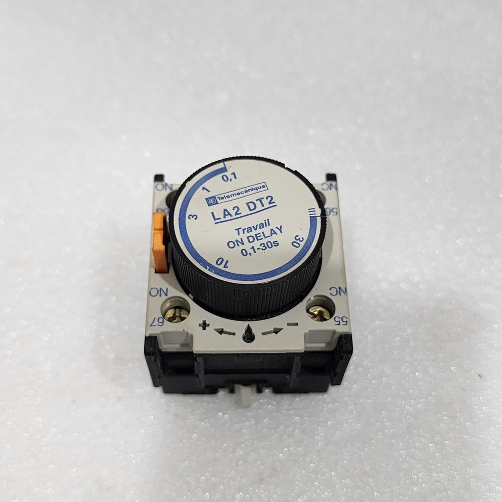 TELEMECANIQUE LA2 DT2 TRAVAIL ON DELAY TIMER 023002 0.1-30S