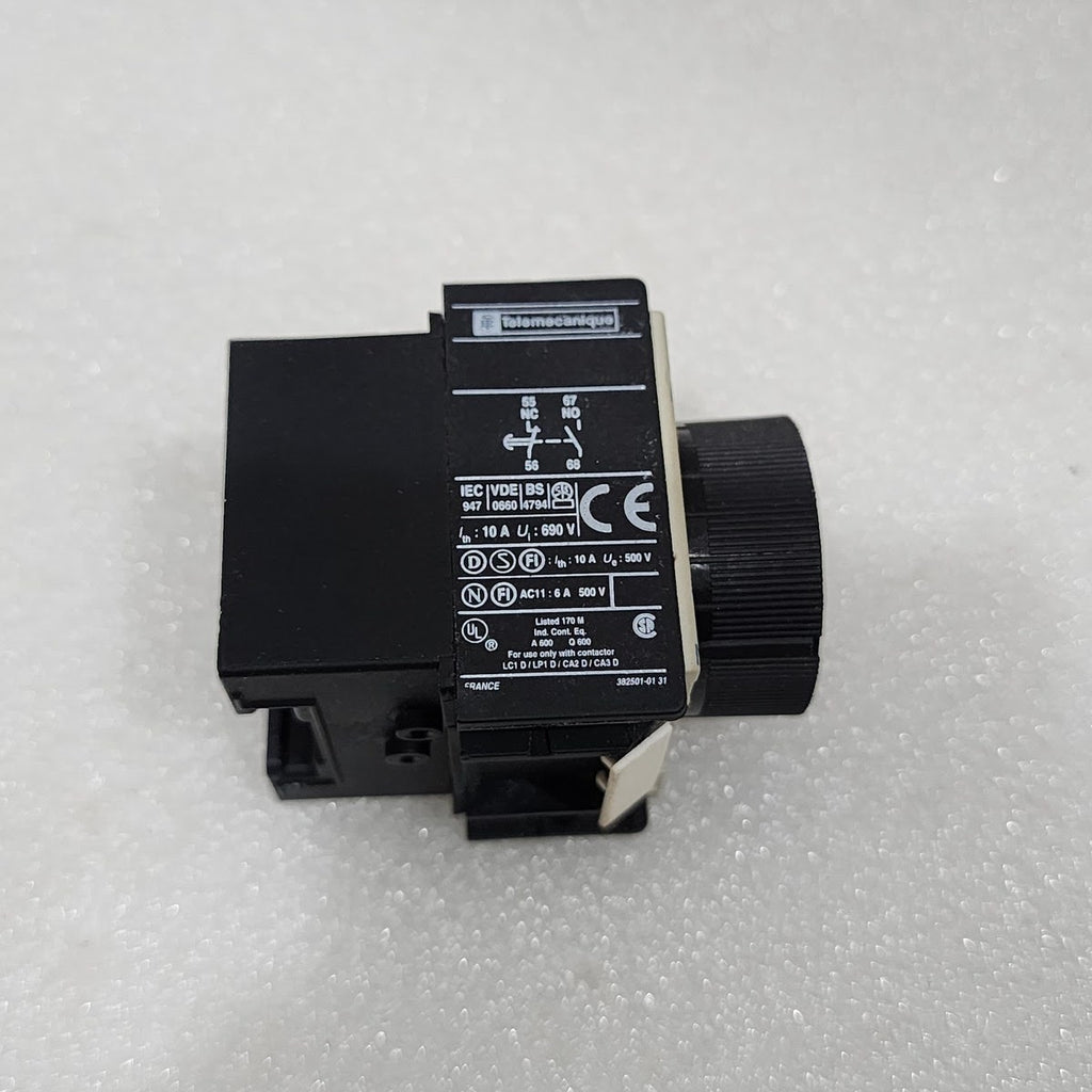 TELEMECANIQUE LA2 DT2 TRAVAIL ON DELAY TIMER 023002 0.1-30S