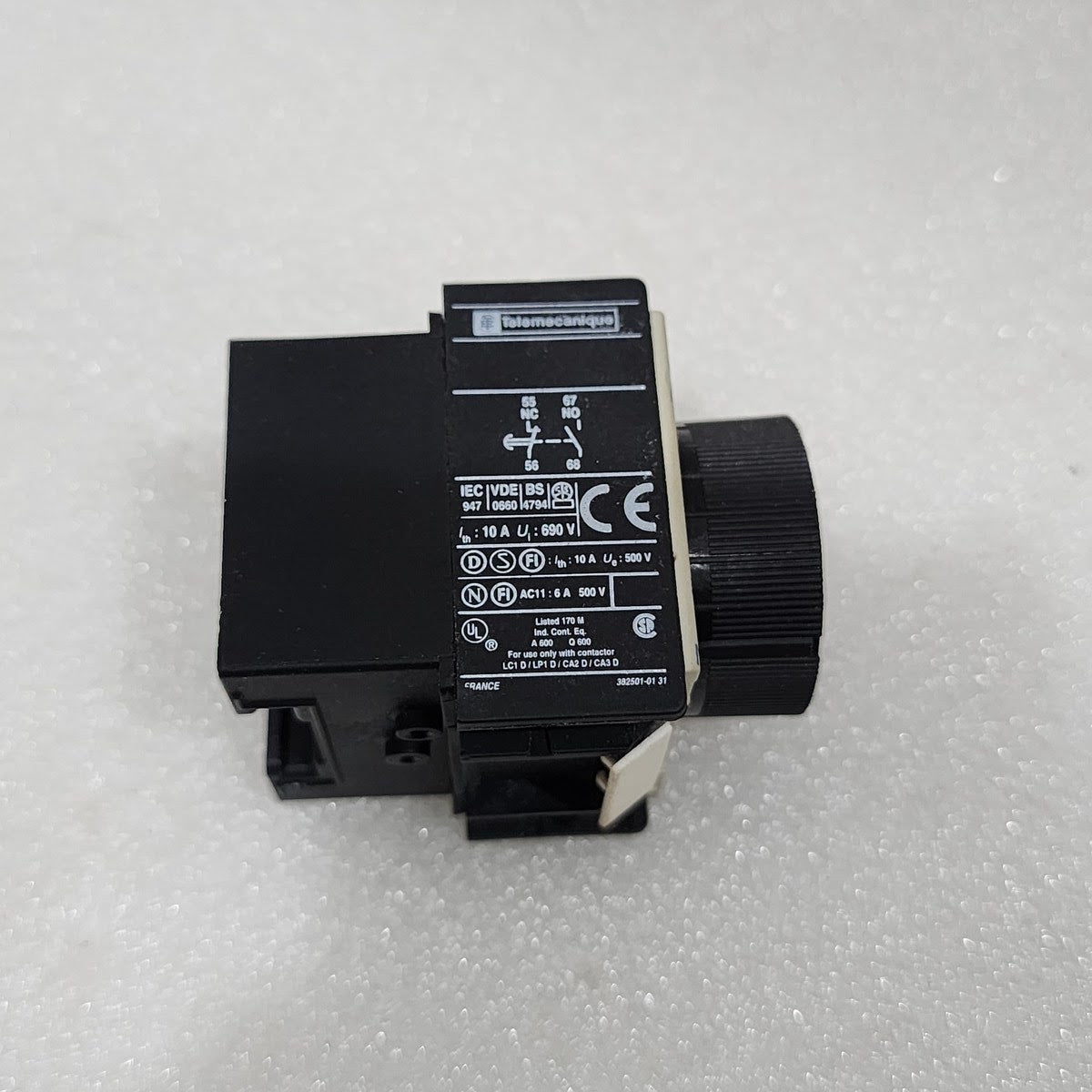 TELEMECANIQUE LA2 DT2 TRAVAIL ON DELAY TIMER 023002 0.1-30S