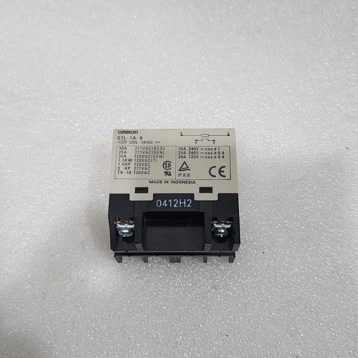 OMRON G7L-1A-B GENERAL PURPOSE RELAY 24VDC