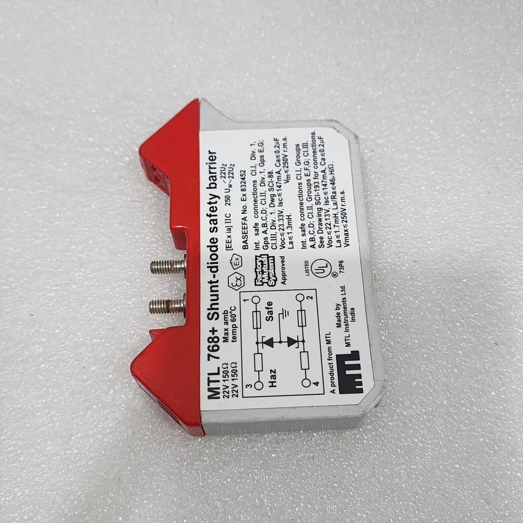 MTL INSTRUMENTS MTL 768+ SHUNT DIODE SAFETY BARRIER
