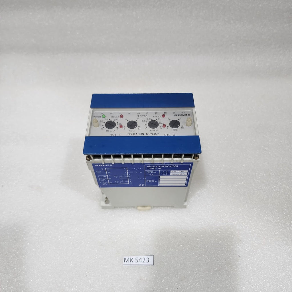 SELCO T3200-04 INSULATION MONITOR 100-110V