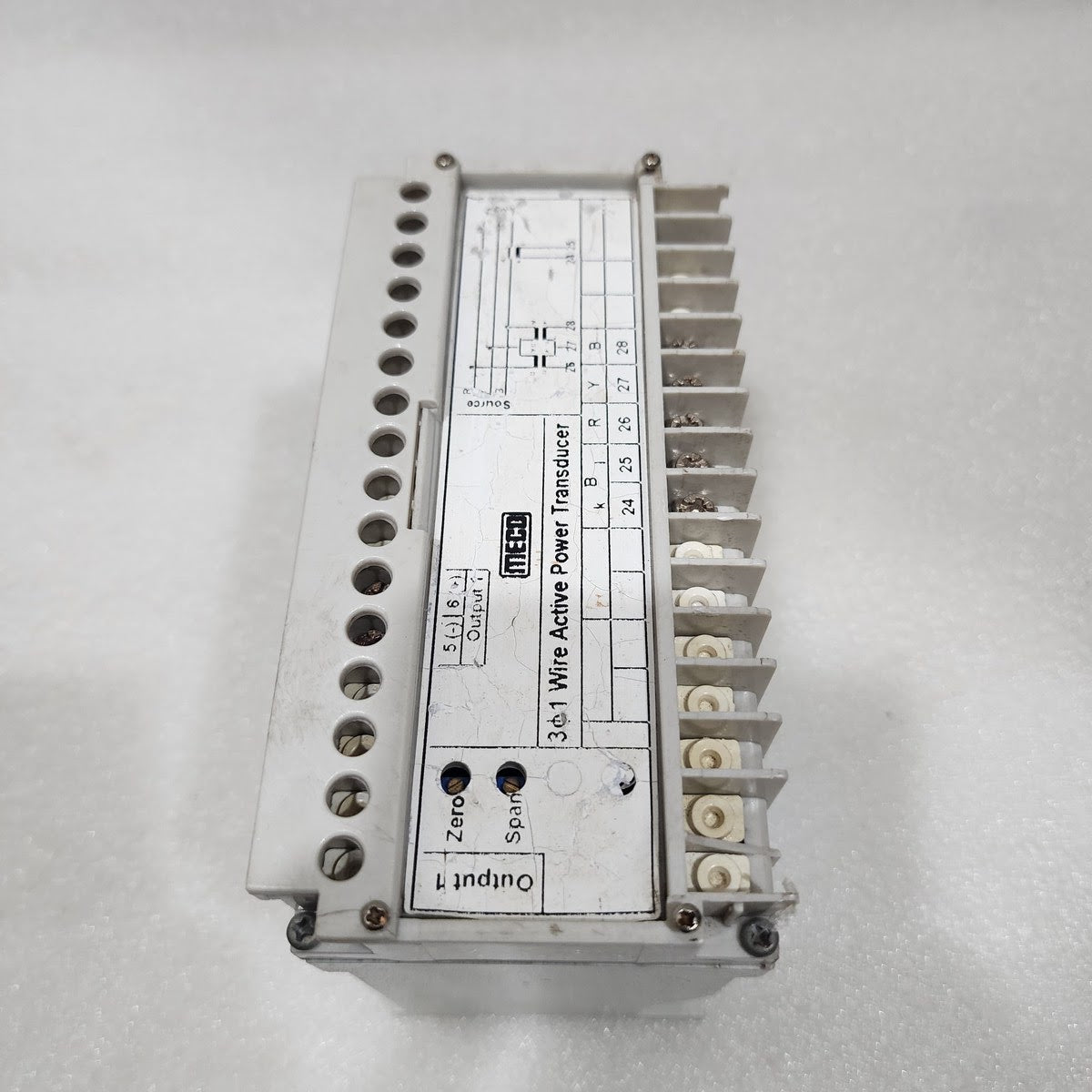 MECO WT31+ML110 POWER LINE TRANSDUCERS 440VAC CT 2000 RANGE 1250KW