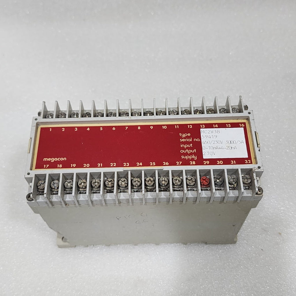 MEGACON MC2W3B TRANSDUCER CONTACT INSTRUMENT 230V
