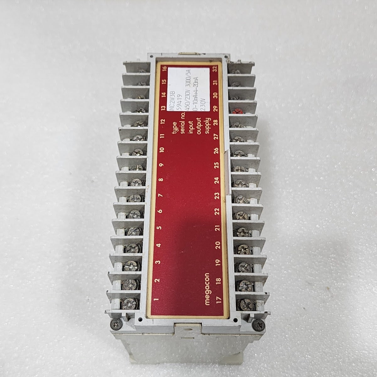 MEGACON MC2W3B TRANSDUCER CONTACT INSTRUMENT 230V