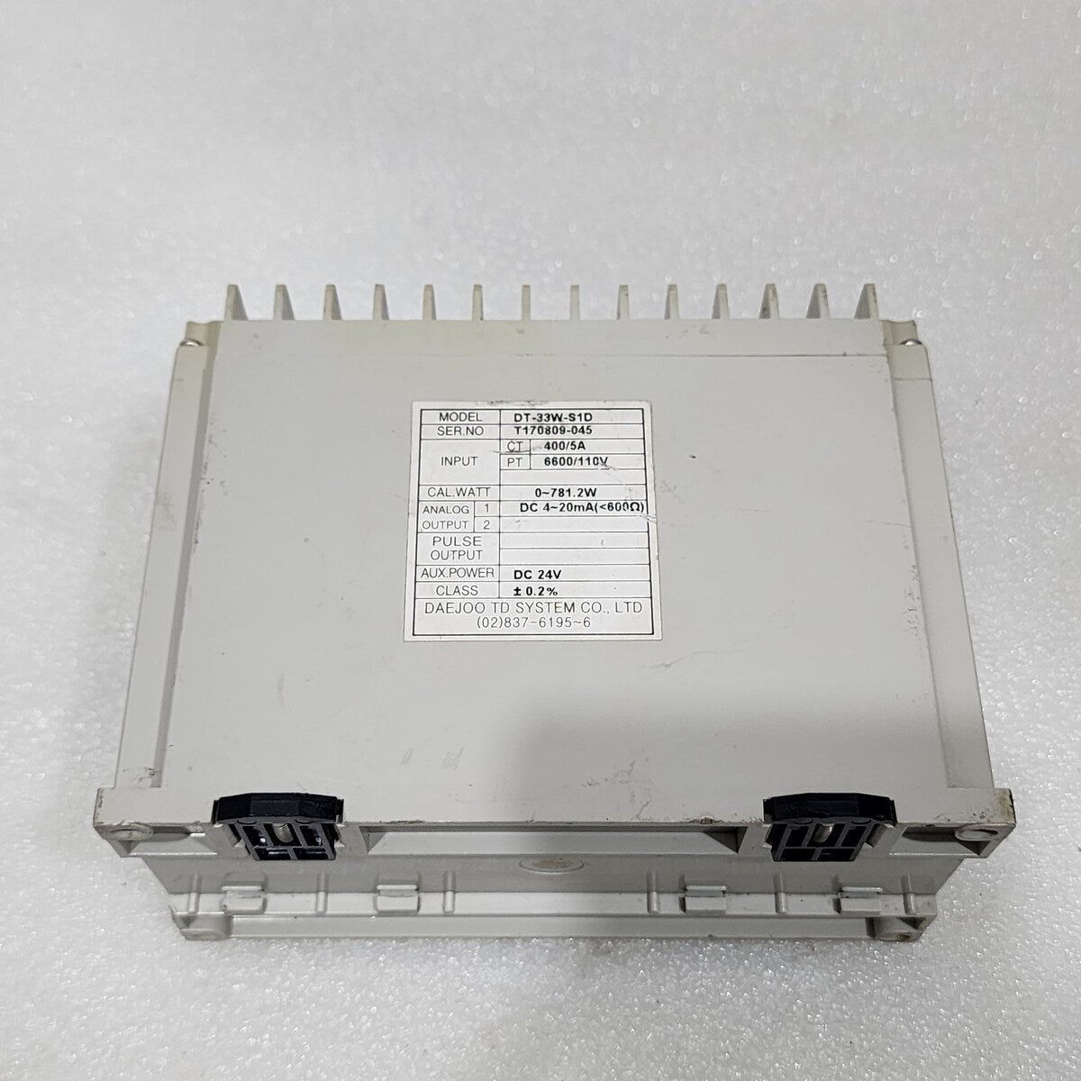 DAE JOO DT-33W-S1D WATT TRANSDUCER 24VDC