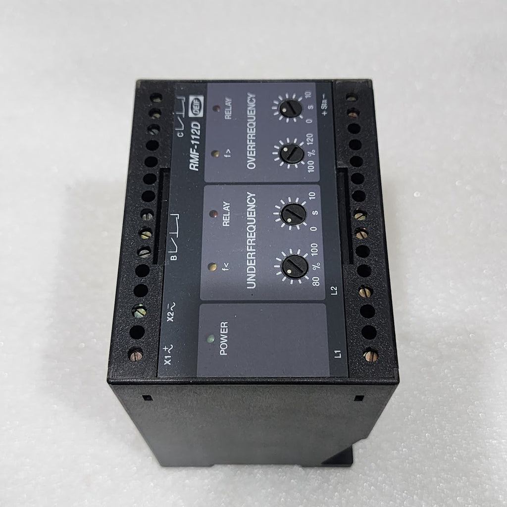 DEIF RMF-112D FREQUENCY RELAY 415VAC 409849.130