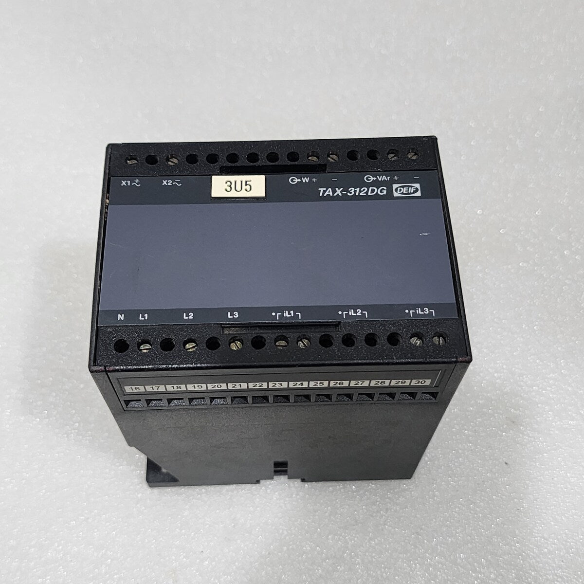 DEIF TAX-312DG DUAL OUTPUT POWER TRANSDUCER 440VAC 405847.10