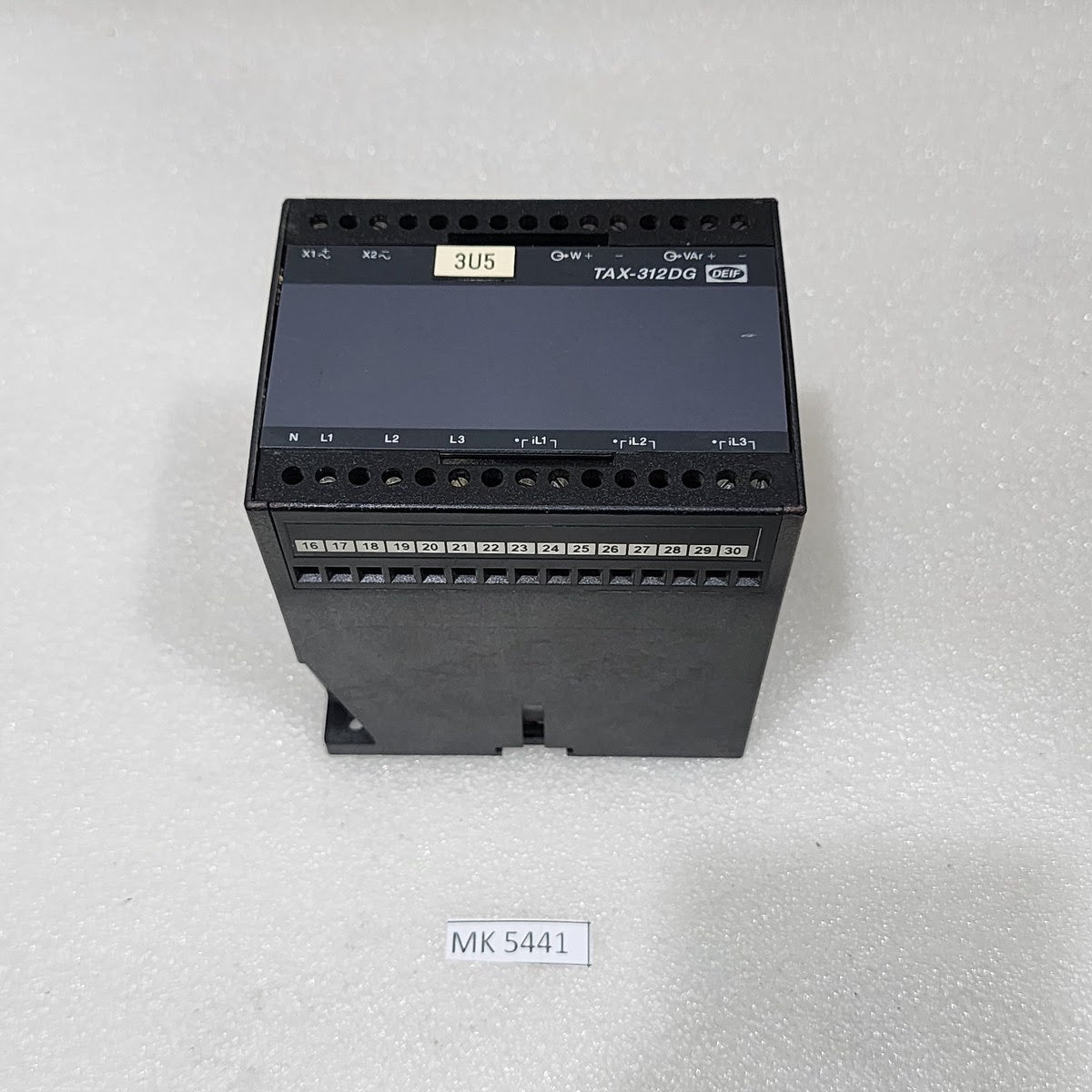 DEIF TAX-312DG DUAL OUTPUT POWER TRANSDUCER 440VAC 405847.10