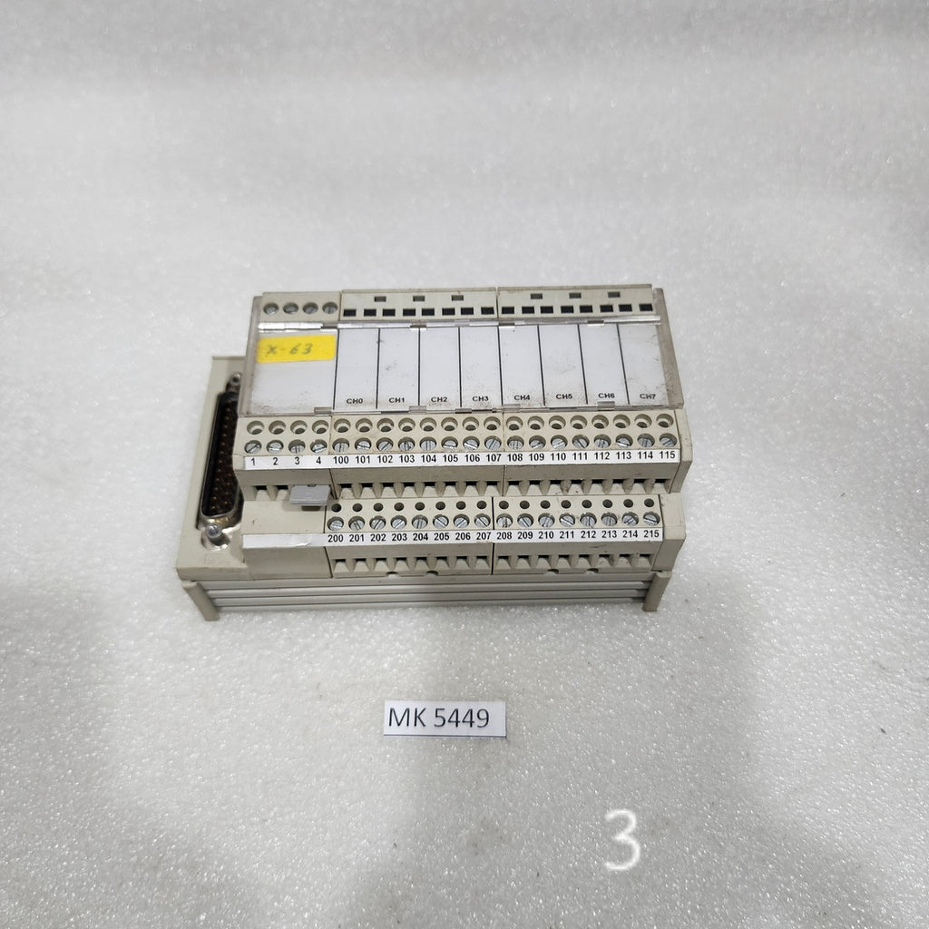 TELEMECANIQUE ABE7-CPA02 8-CH CONNECTION SUB-BASE MODULE