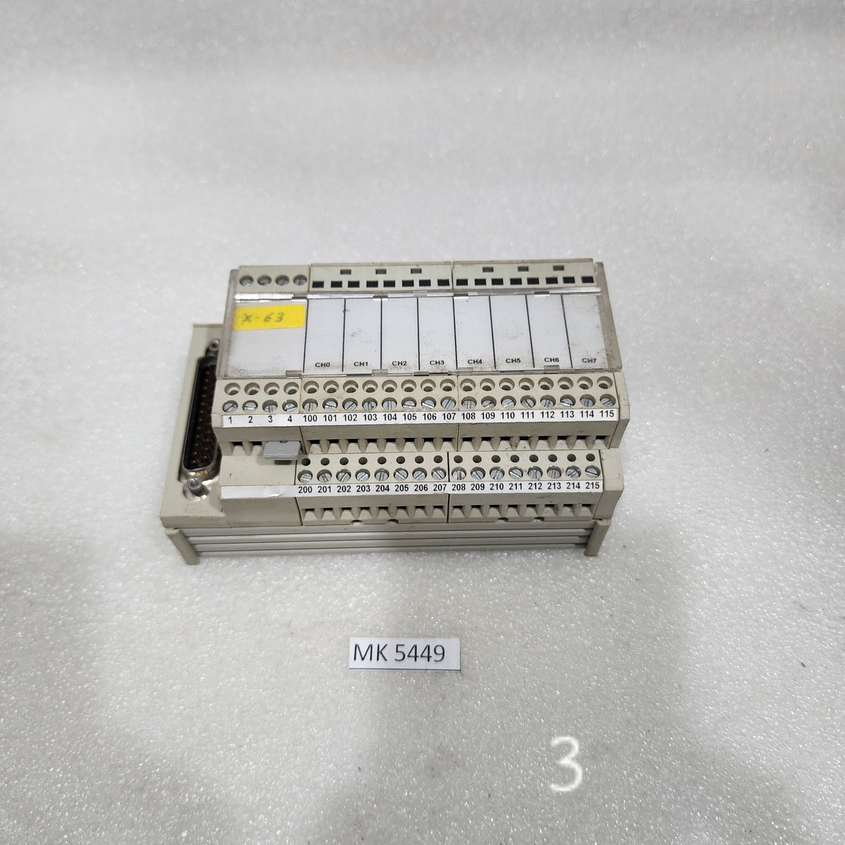 TELEMECANIQUE ABE7-CPA02 8-CH CONNECTION SUB-BASE MODULE