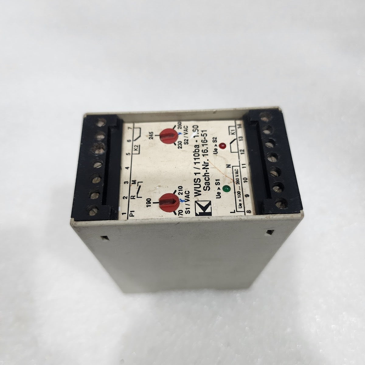 KLASCHKA WUS 1/110BA-1.60 RELAY 16.16-51 100-280V