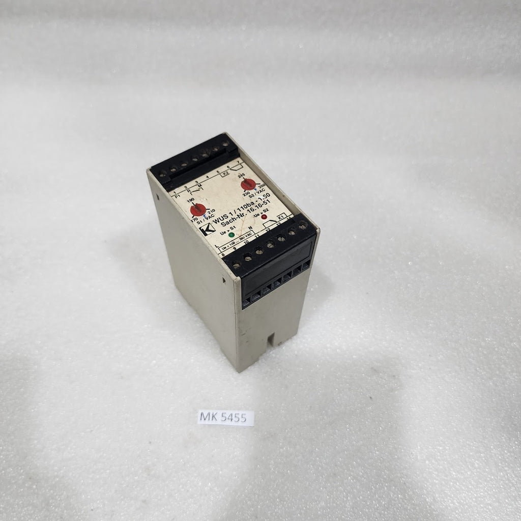 KLASCHKA WUS 1/110BA-1.60 RELAY 16.16-51 100-280V