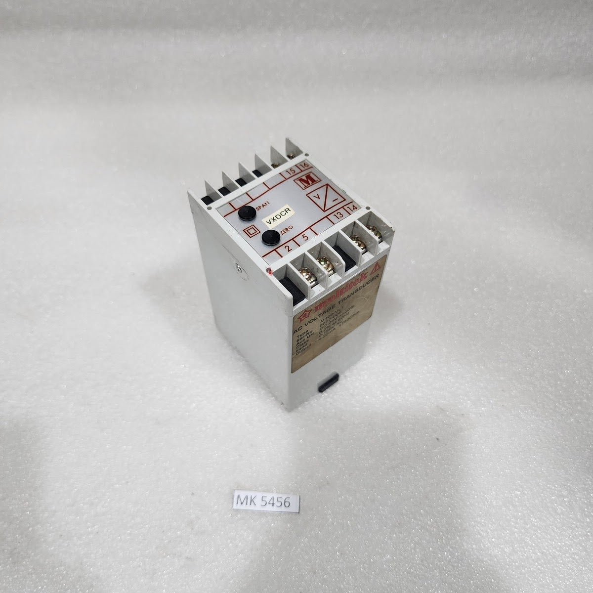 MULTITEK M100-VL1 AC VOLTAGE TRANSDUCER 24VDC
