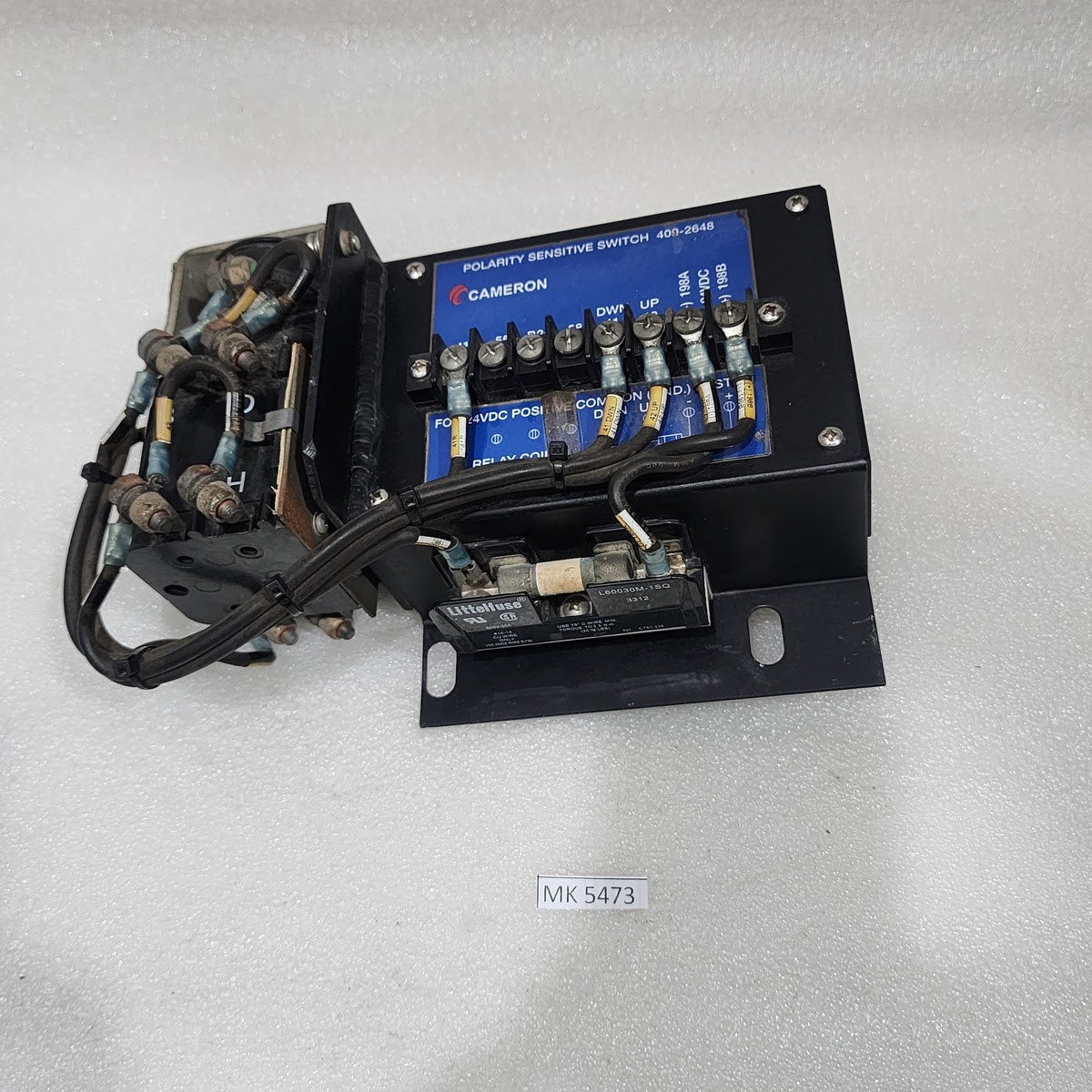CAMERON 409-2648 POLARITY SENSITIVE SWITCH 35030479 24VDC LETOURNEAU 409-2644-02