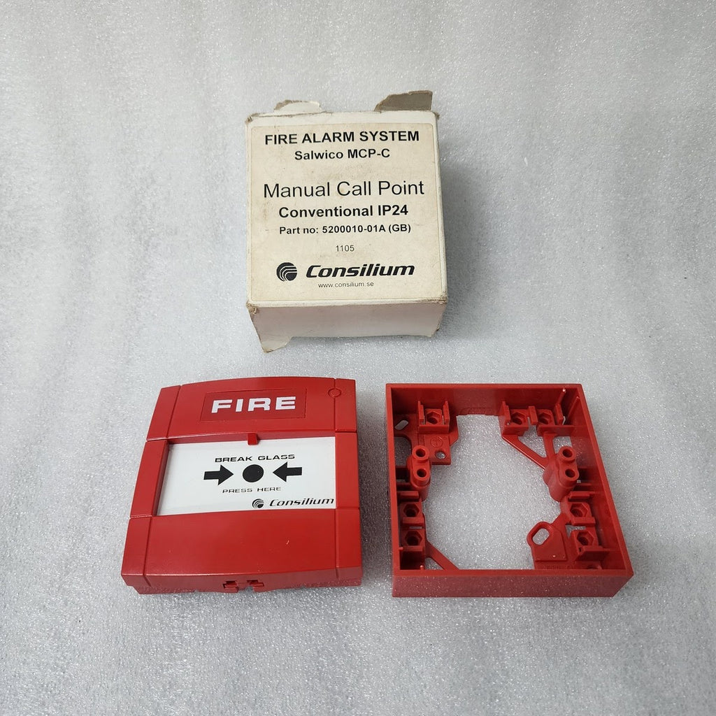 CONSILIUM MCP-C MANUAL CALL POINT 5200010-01A MCP1A-R330PG-C035-01 MCP