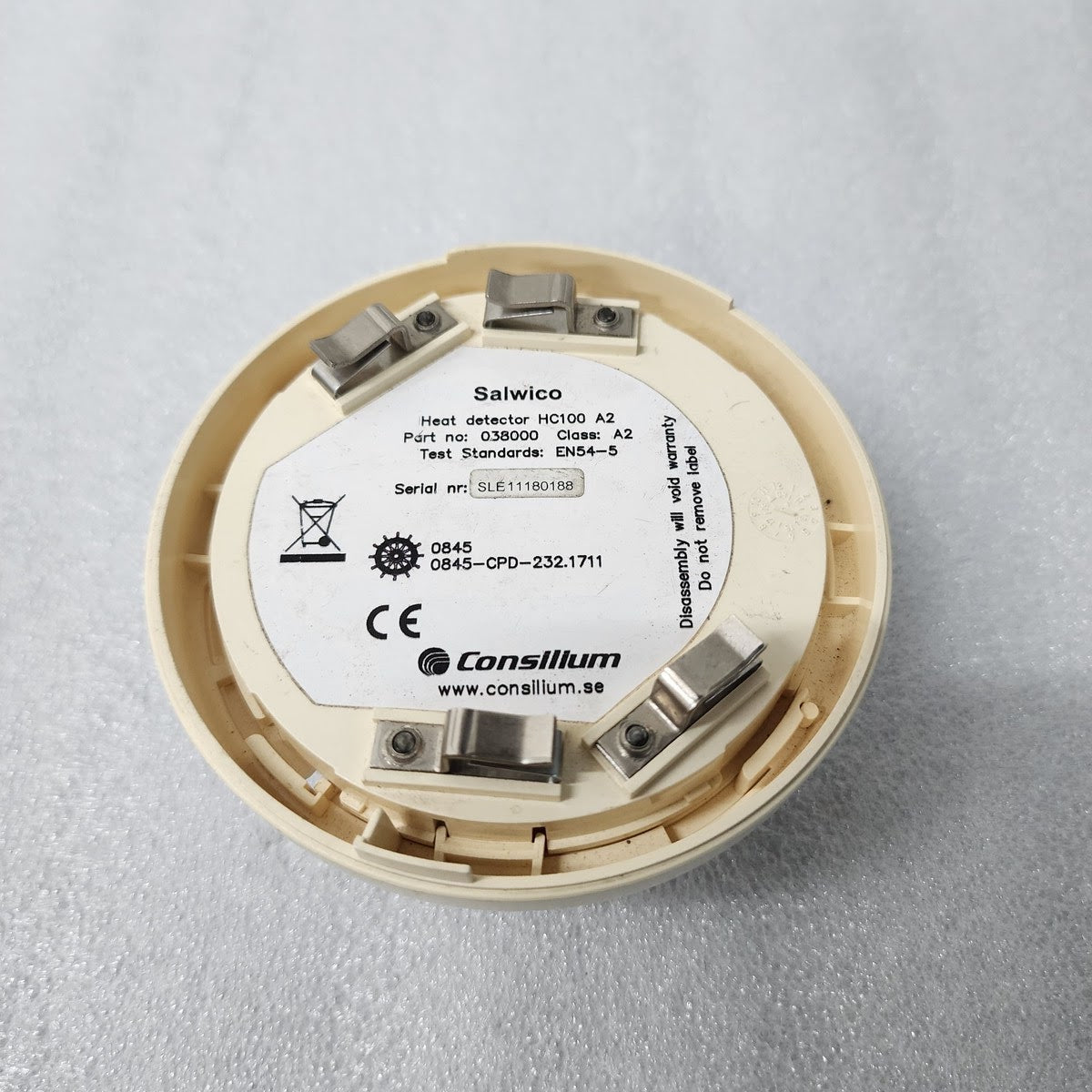 CONSILIUM HC100 A2 HEAT DETECTOR 038000