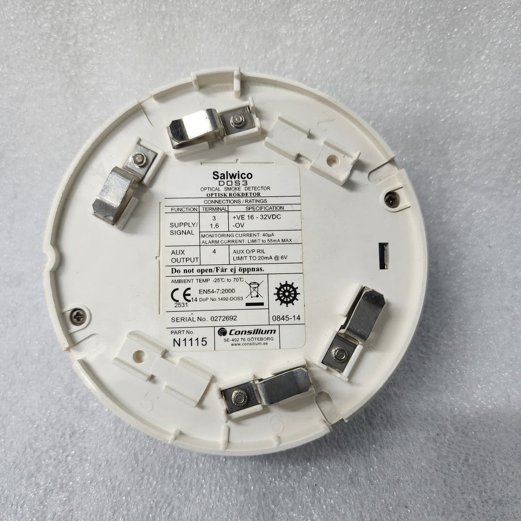 CONSILIUM DOS3 OPTICAL SMOKE DETECTOR N1115