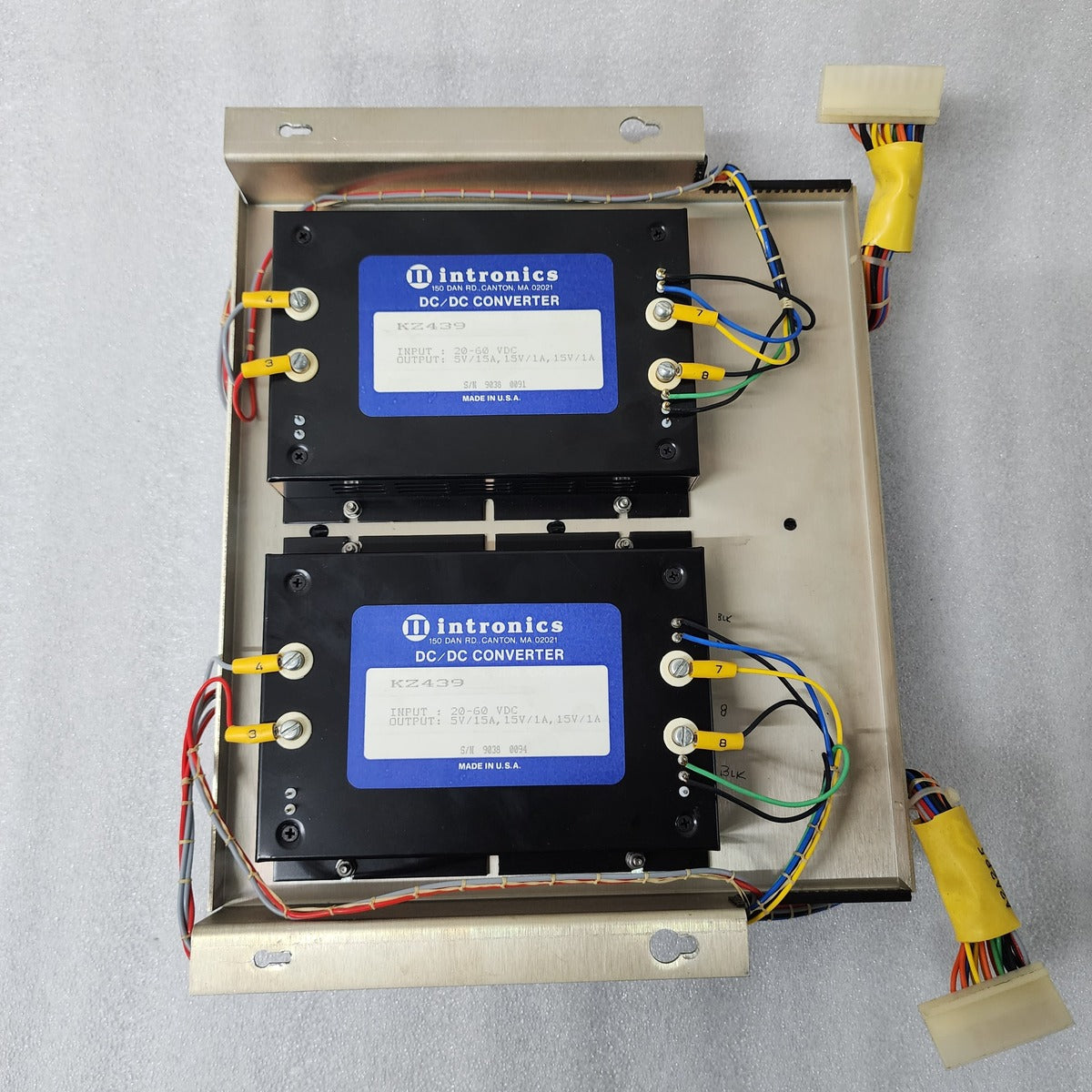 SPERRY MARINE INTRONICS KZ432 DC/DC CONVERTER 4 UNITS IN SET
