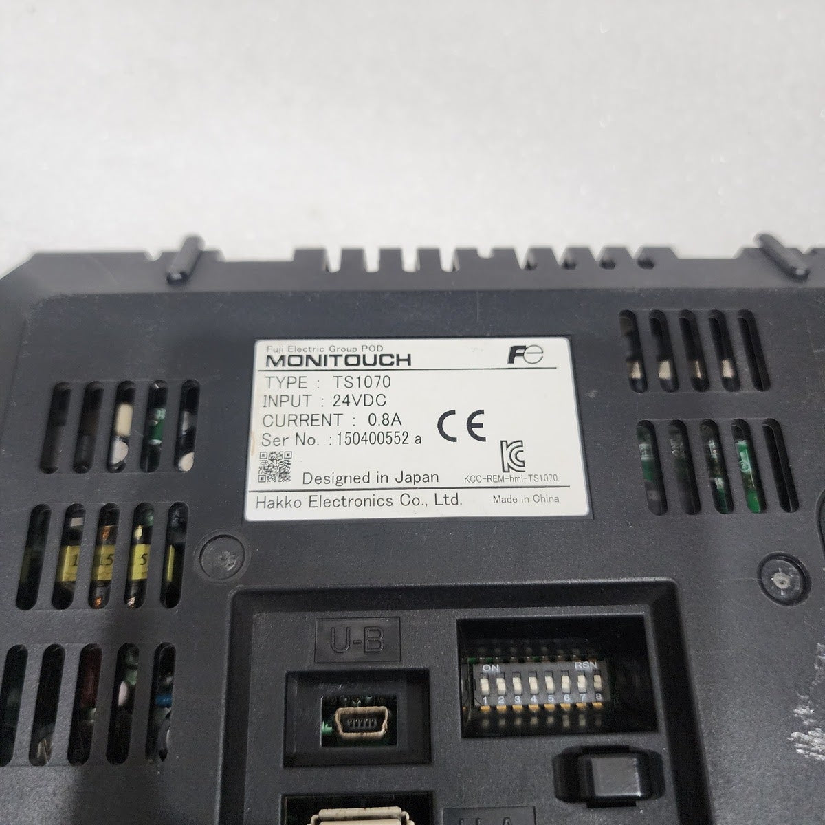 FUJI ELECTRIC MONITOUCH TS1070 HMI 24VDC HAKKO ELECTRONICS