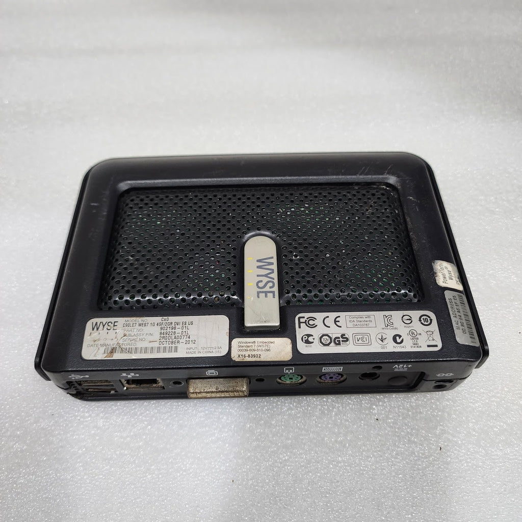 WYSE 902198-01L CLIENT SERVER SYSTEM C90LE7 WES7 1G 4GF/2GR DVI ES US