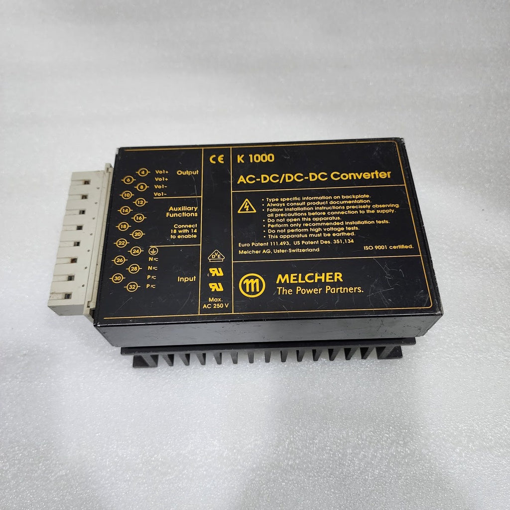 MELCHER AMTG 819/02 PS  K1000 AC-DC/DC-DC POWER SUPPLY CONVERTER