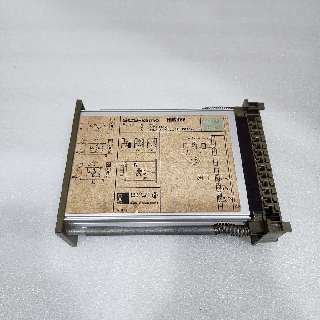 SCS-KLIMO RDK922 CLIMATE CONTROL SYSTEM