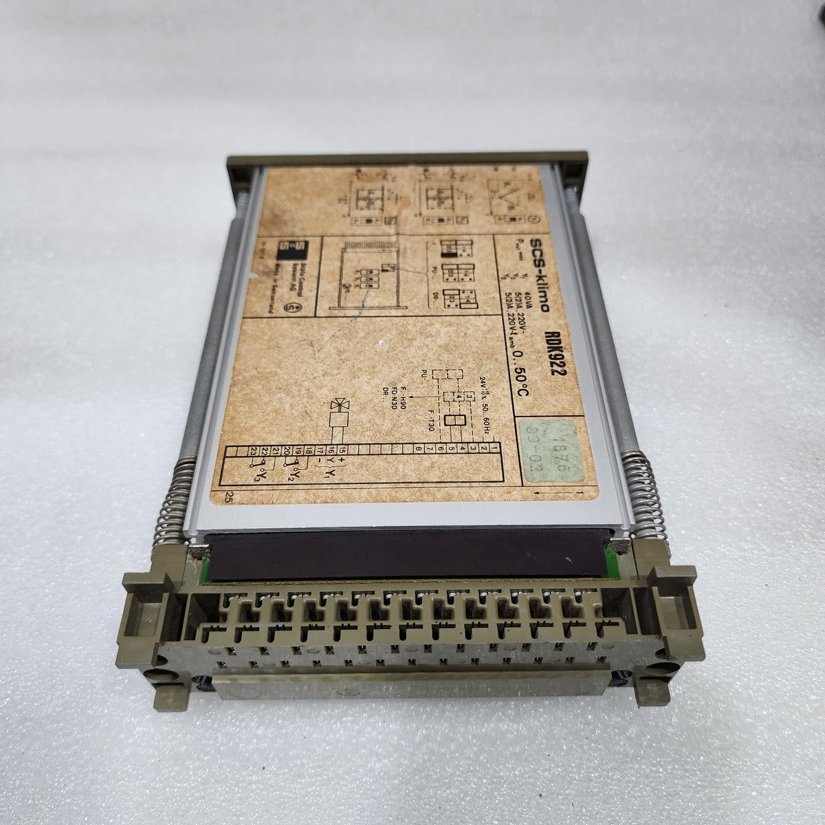 SCS-KLIMO RDK922 CLIMATE CONTROL SYSTEM