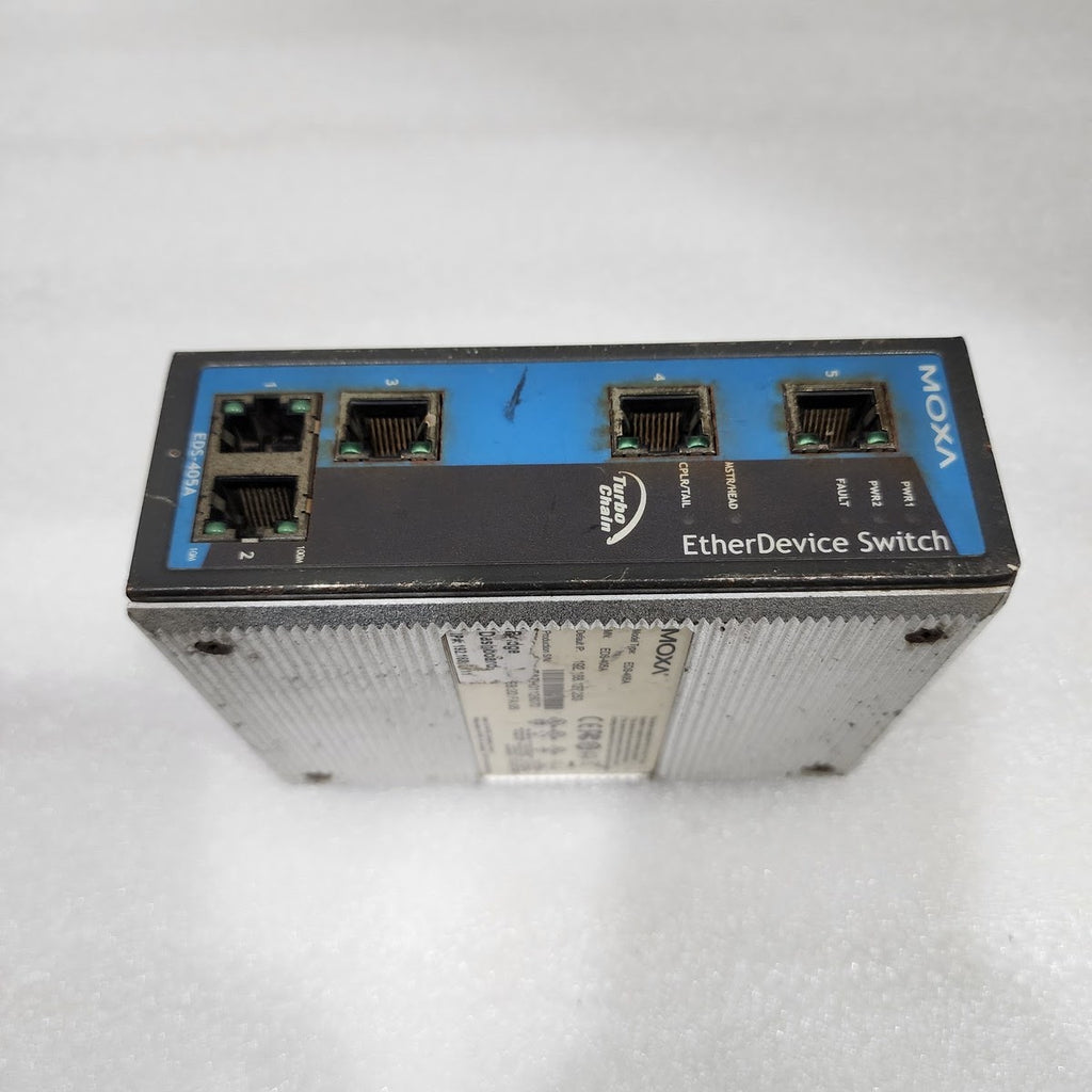 MOXA EDS-405A INDUSTRIAL ETHERNET SWITCH 1201405100011
