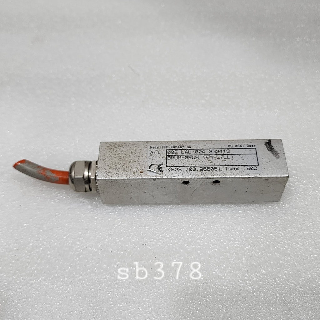 KUBLER BMUM-3PUR ( FM-L/LL) MAGNETIC SWITCH 008 LAL 024 332413