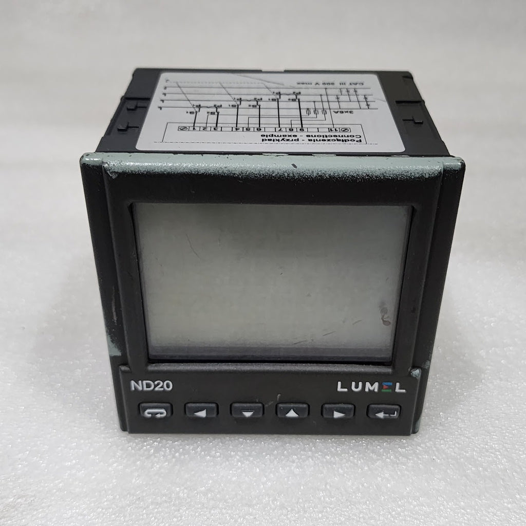 LUMEL ND20-231101E1 PROGRAMMABLE MULTIMETER 18010033 85-253 VAC/90-300 VDC