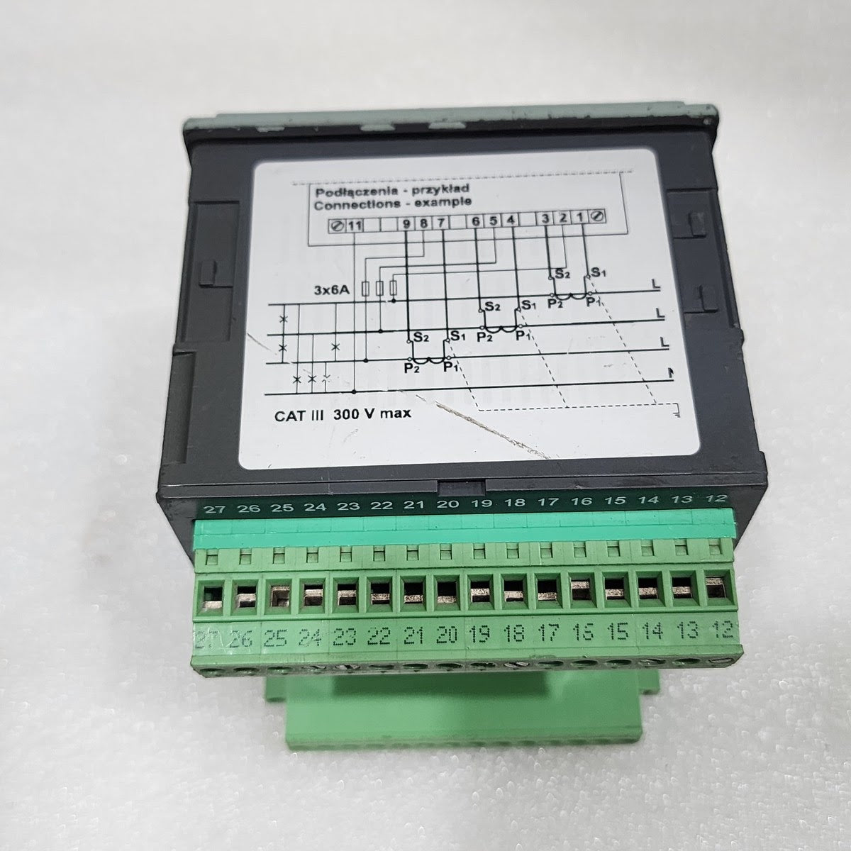 LUMEL ND20-231101E1 PROGRAMMABLE MULTIMETER 18010033 85-253 VAC/90-300 VDC