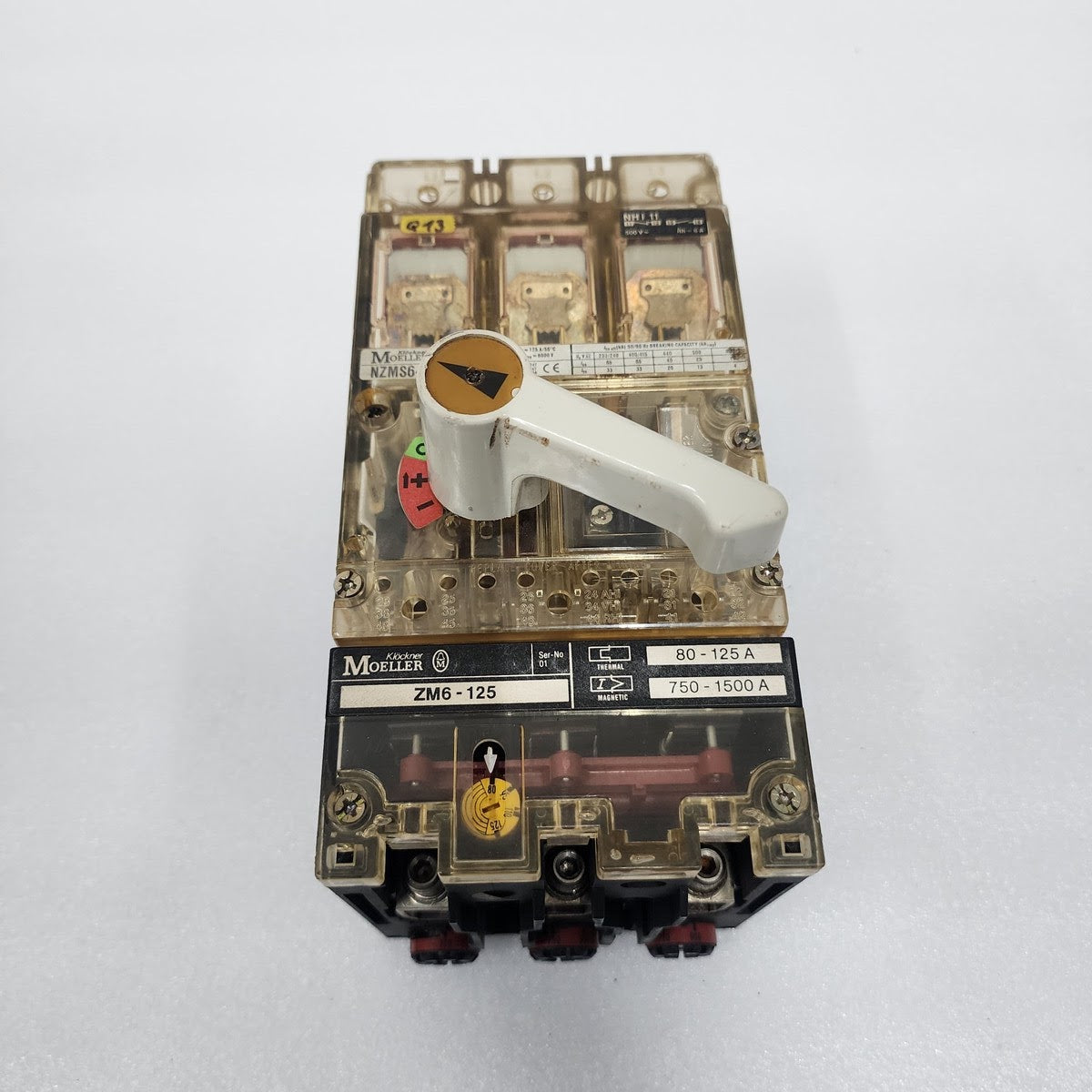 MOELLER NZMS6-125 3-POLE CIRCUIT BREAKER 125A ZM6-125