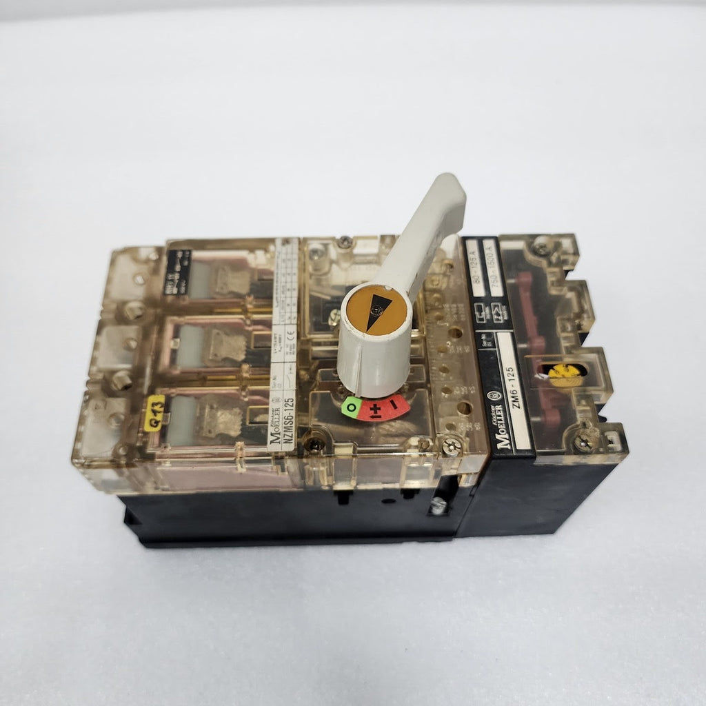 MOELLER NZMS6-125 3-POLE CIRCUIT BREAKER 125A ZM6-125