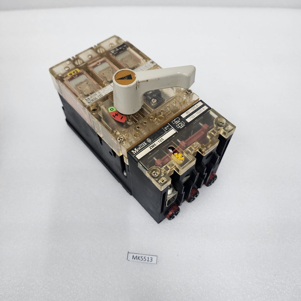 MOELLER NZMS6-125 3-POLE CIRCUIT BREAKER 125A ZM6-125