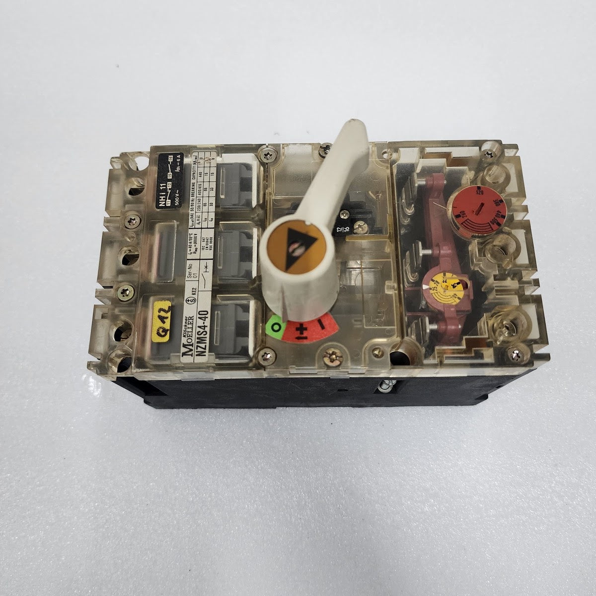 MOELLER NZMS4-40 3-POLE CIRCUIT BREAKER WITH THERMAL MAGNETIC TRIP MODULE 40A