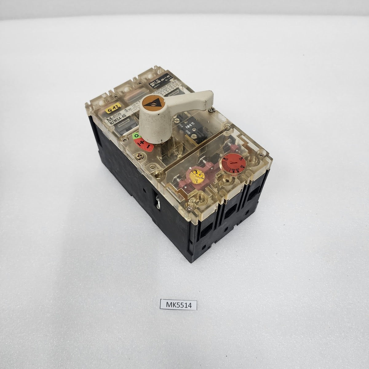 MOELLER NZMS4-40 3-POLE CIRCUIT BREAKER WITH THERMAL MAGNETIC TRIP MODULE 40A
