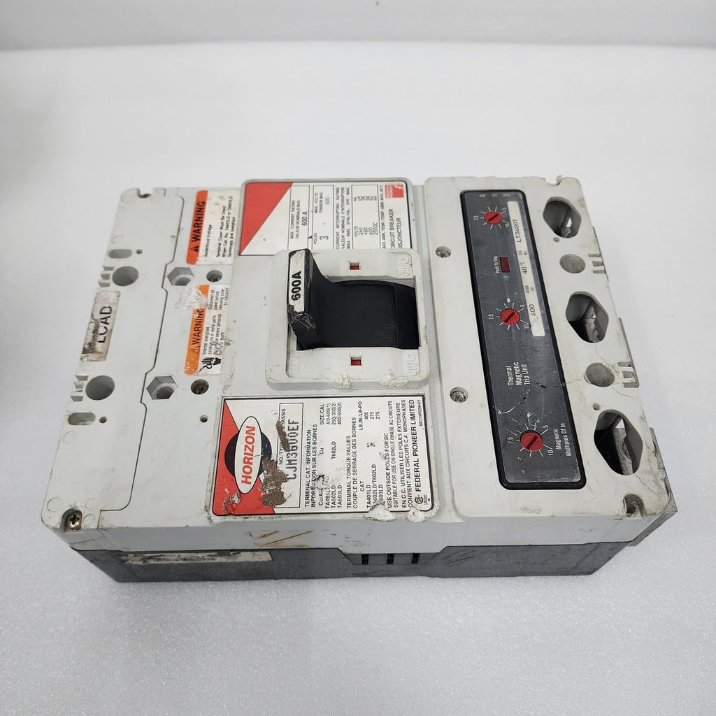 HORIZON CJM3600EF 3-POLE CIRCUIT BREAKER 600A