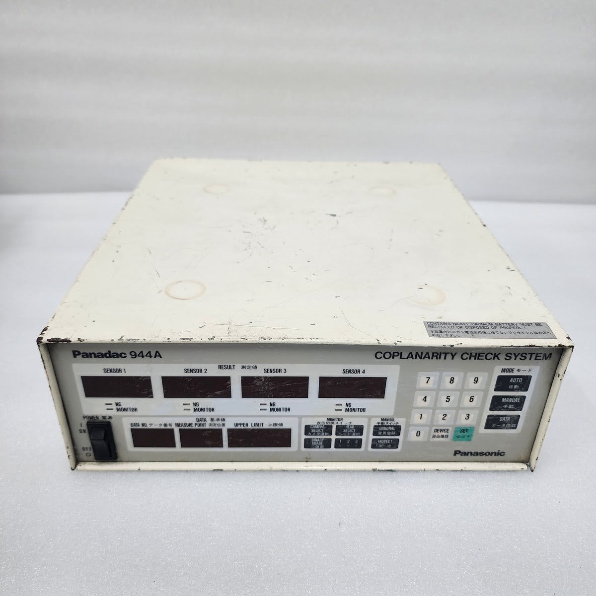 PANADAC 944A COPLANARITY CHECK SYSTEM HOKUYO VT-A202A