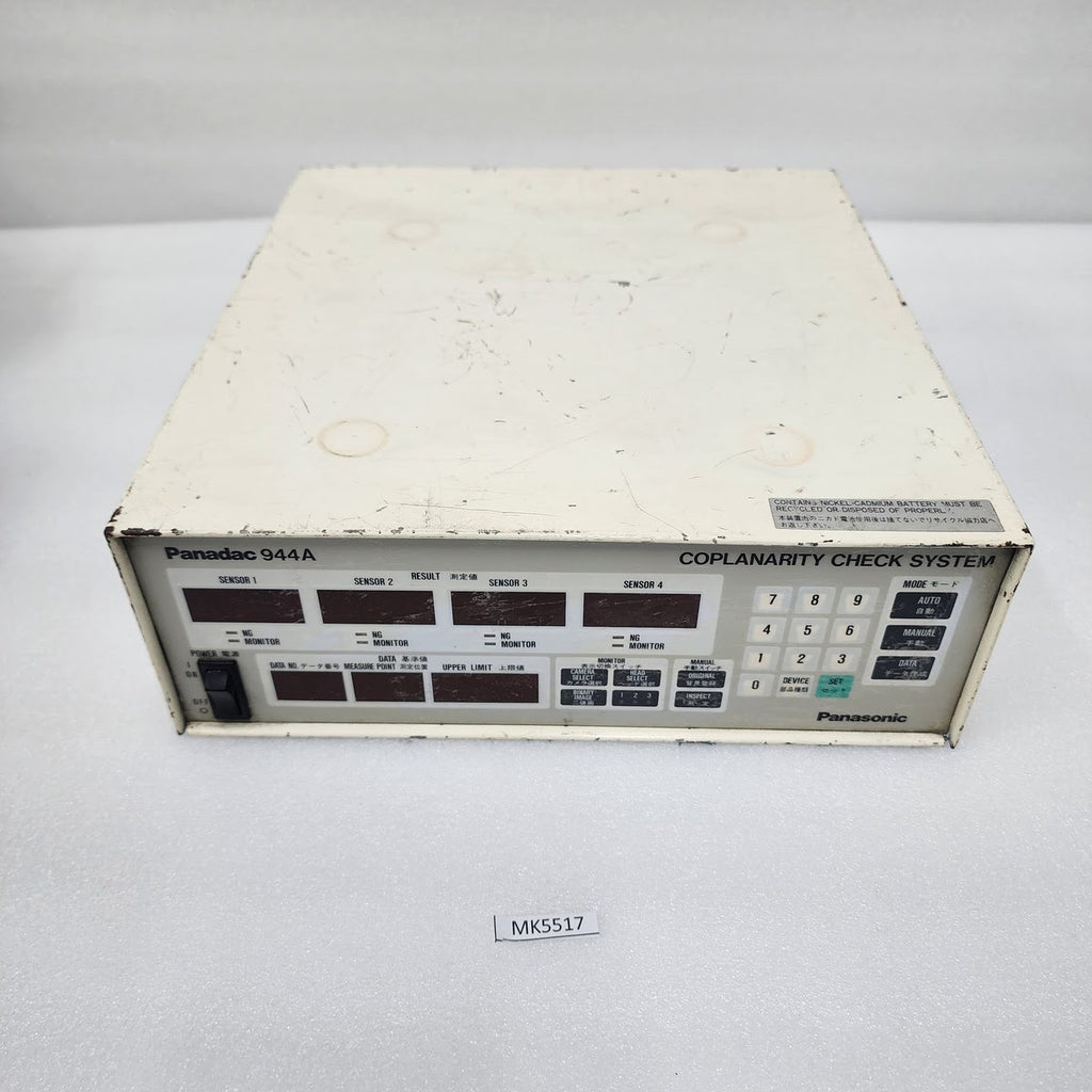 PANADAC 944A COPLANARITY CHECK SYSTEM HOKUYO VT-A202A