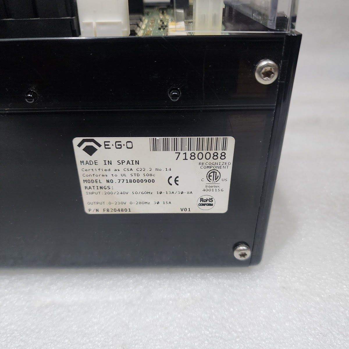 E.G.O. 7718000900 INVERTER DRIVE F8204801 200-240V