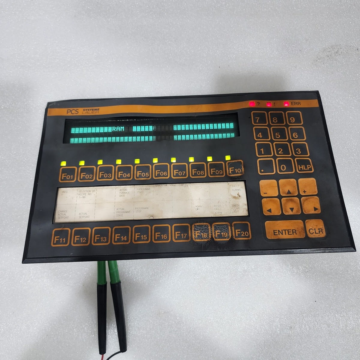 PCS SYSTEM LAUER BEDIENKONSOLE PCS 200FZ CONTROL PANEL 19-33VDC VER XX2.1031.SHX