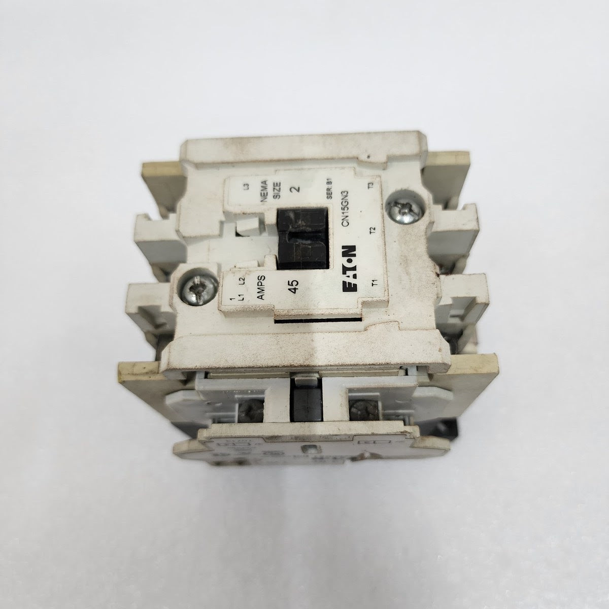 EATON CN15GN3 MAGNETIC CONTACTOR 45A COIL VOLTAGE 110-120V