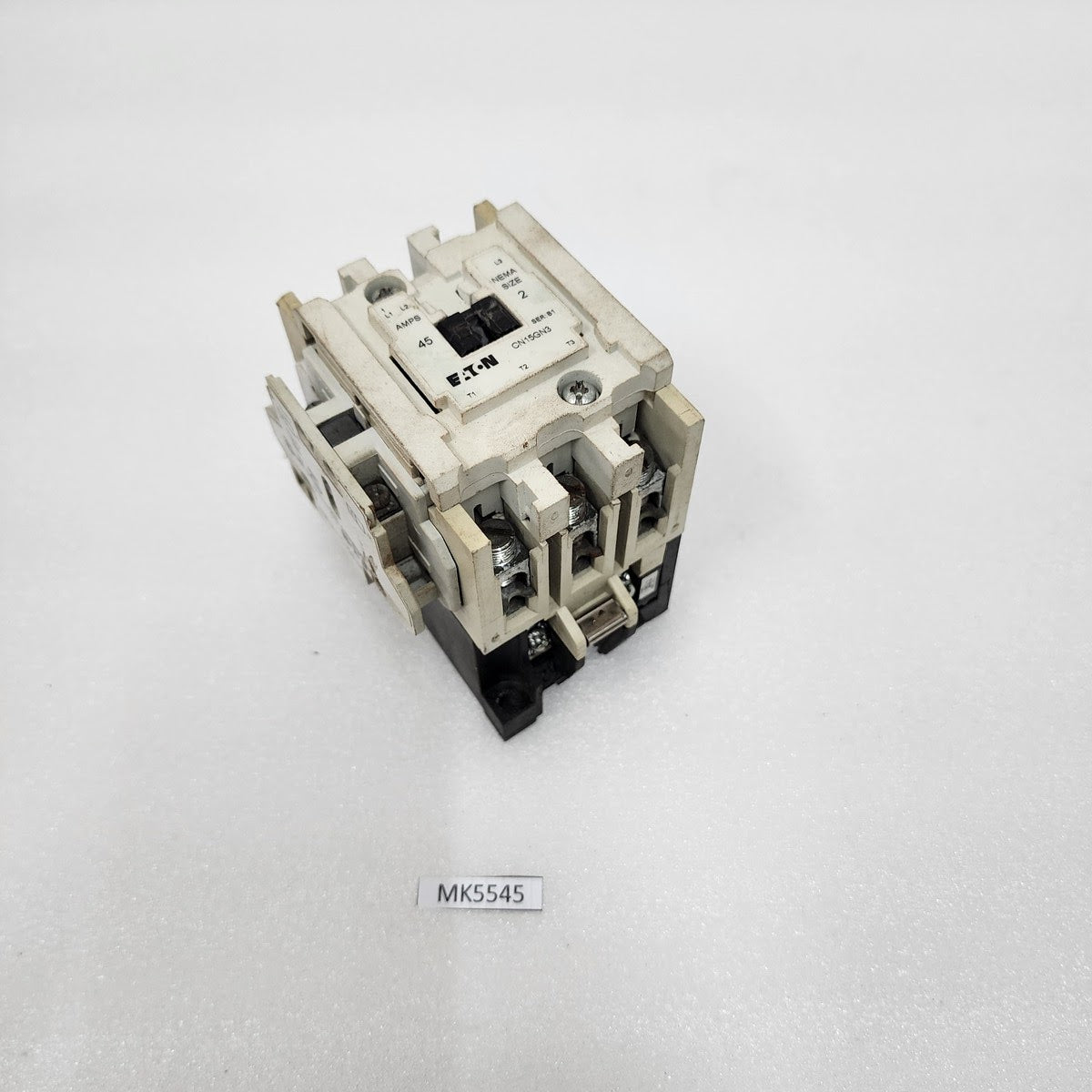 EATON CN15GN3 MAGNETIC CONTACTOR 45A COIL VOLTAGE 110-120V