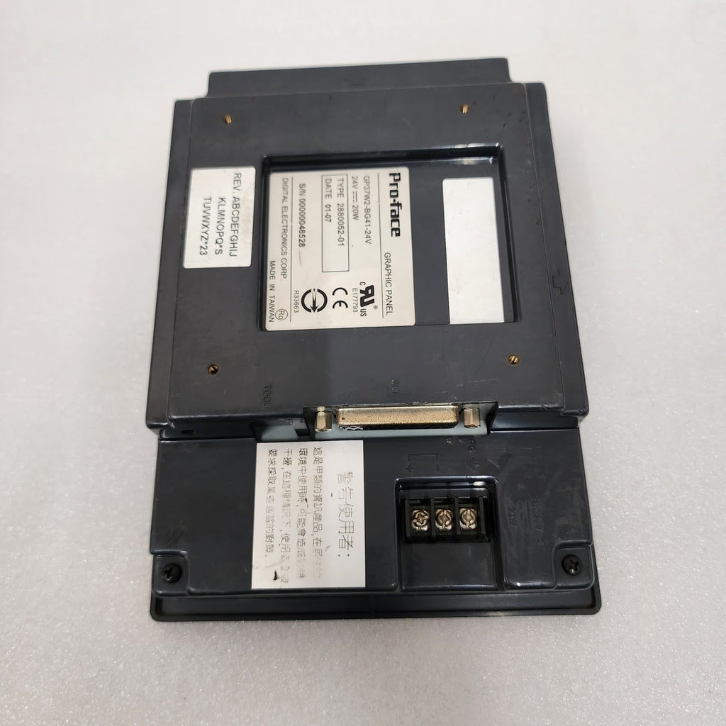 PROFACE GP37W2-BG41-24V  GRAPHIC TERMINAL 24VDC
