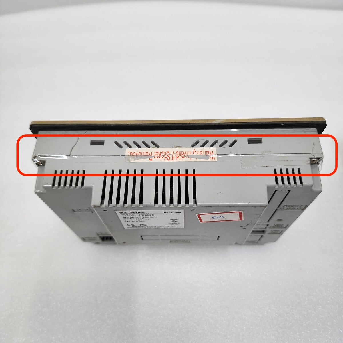 MITSUBISHI MS-60B-E MS SERIES TOUCH HMI 24VDC V22-16-14