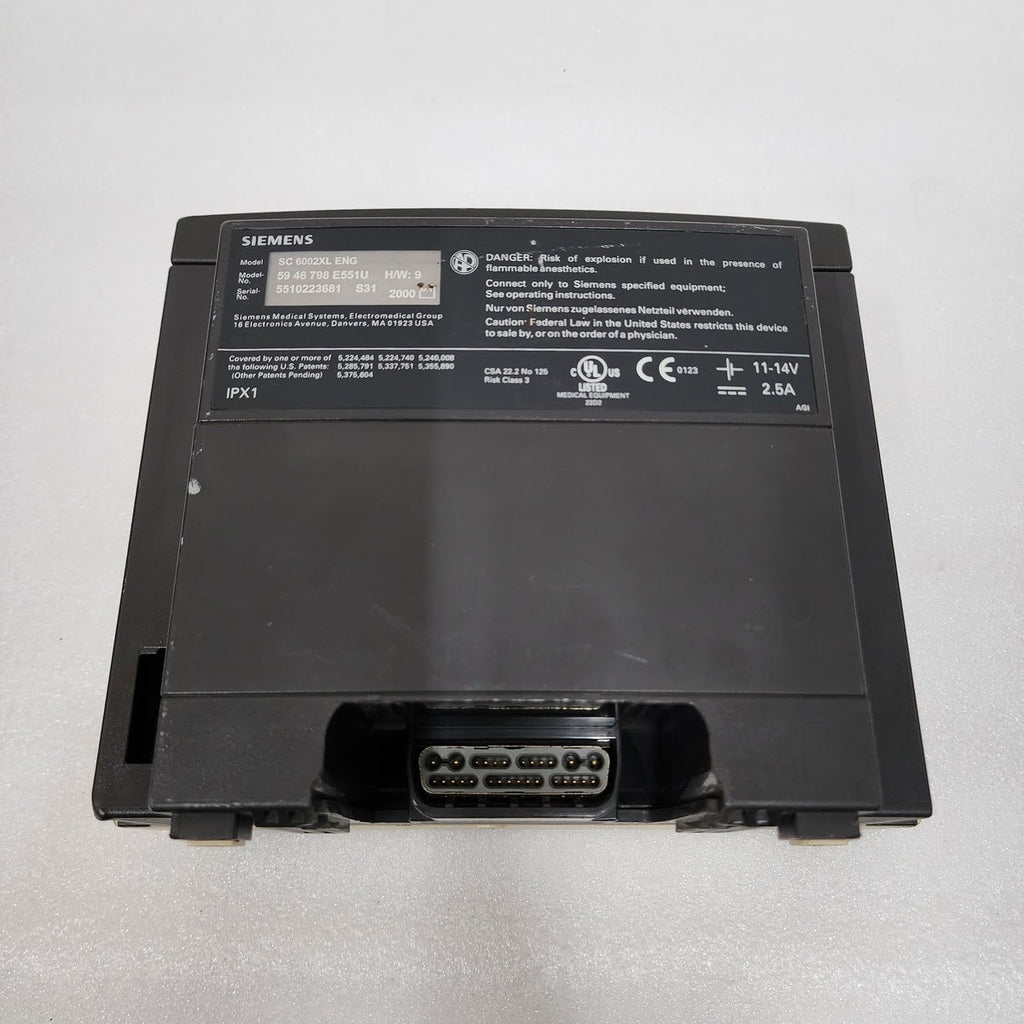 SIEMENS SC 6002XL ENG INTENSIVE PATIENT MONITOR 59 46 798 E551U