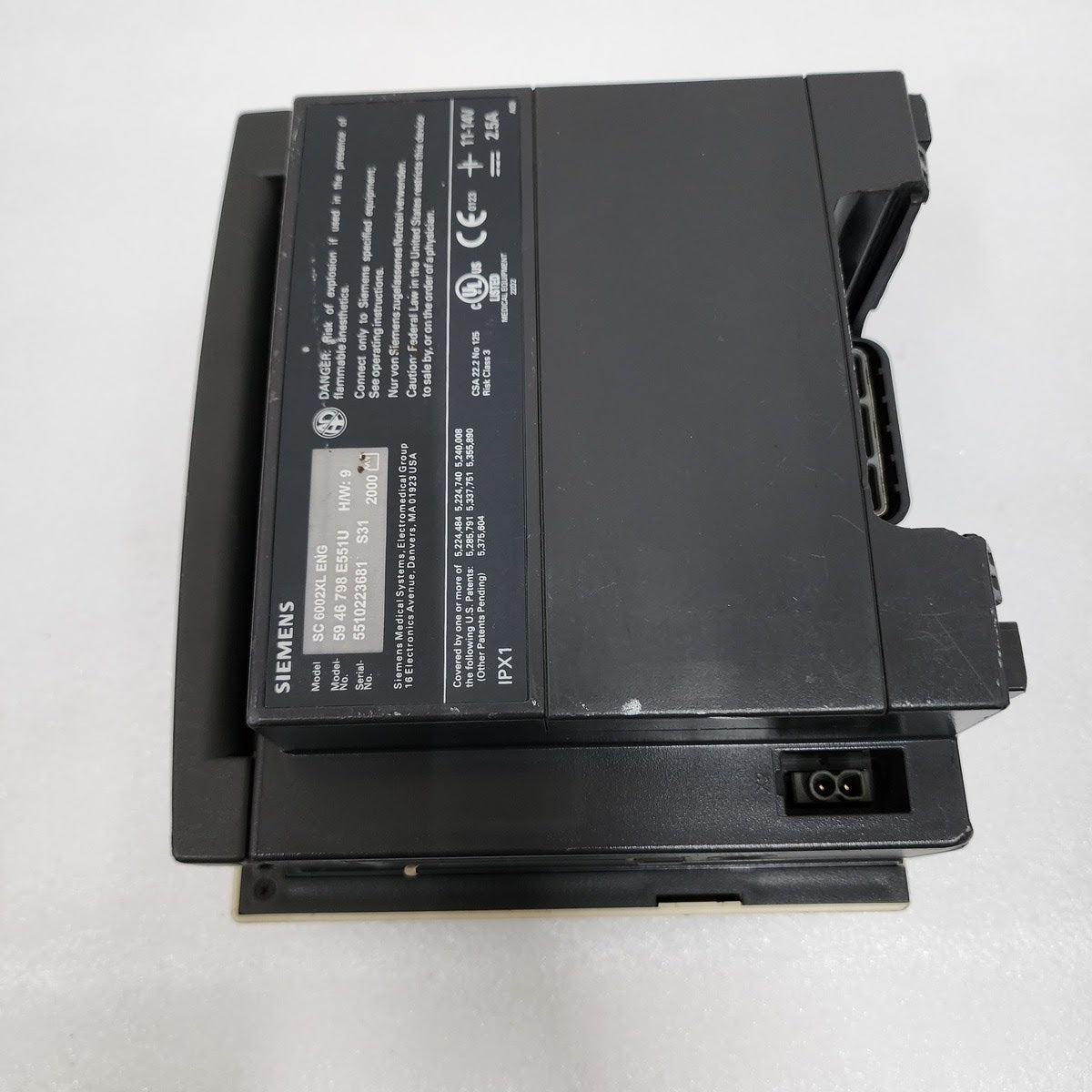 SIEMENS SC 6002XL ENG INTENSIVE PATIENT MONITOR 59 46 798 E551U