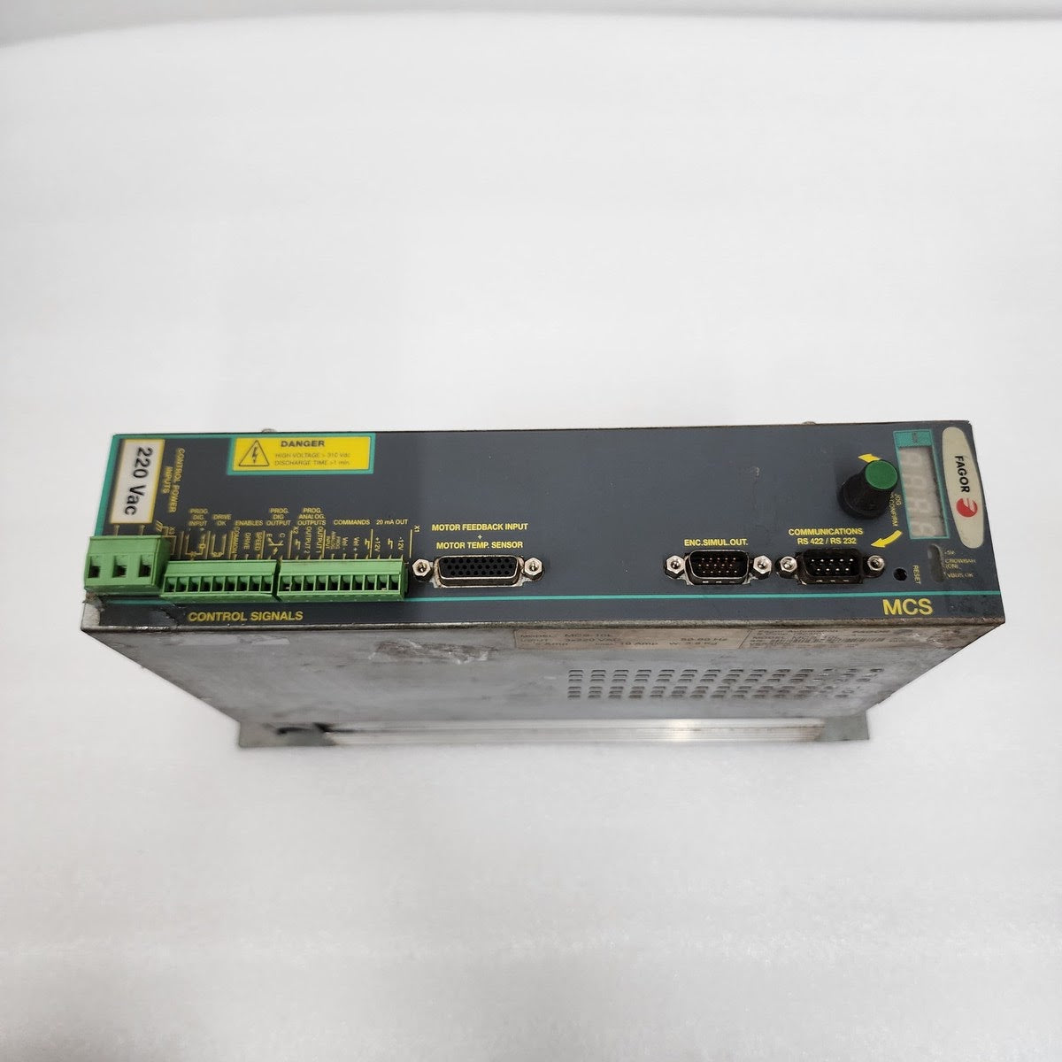 FAGOR MCS-10L AC SERVO DRIVE 3X220V AC